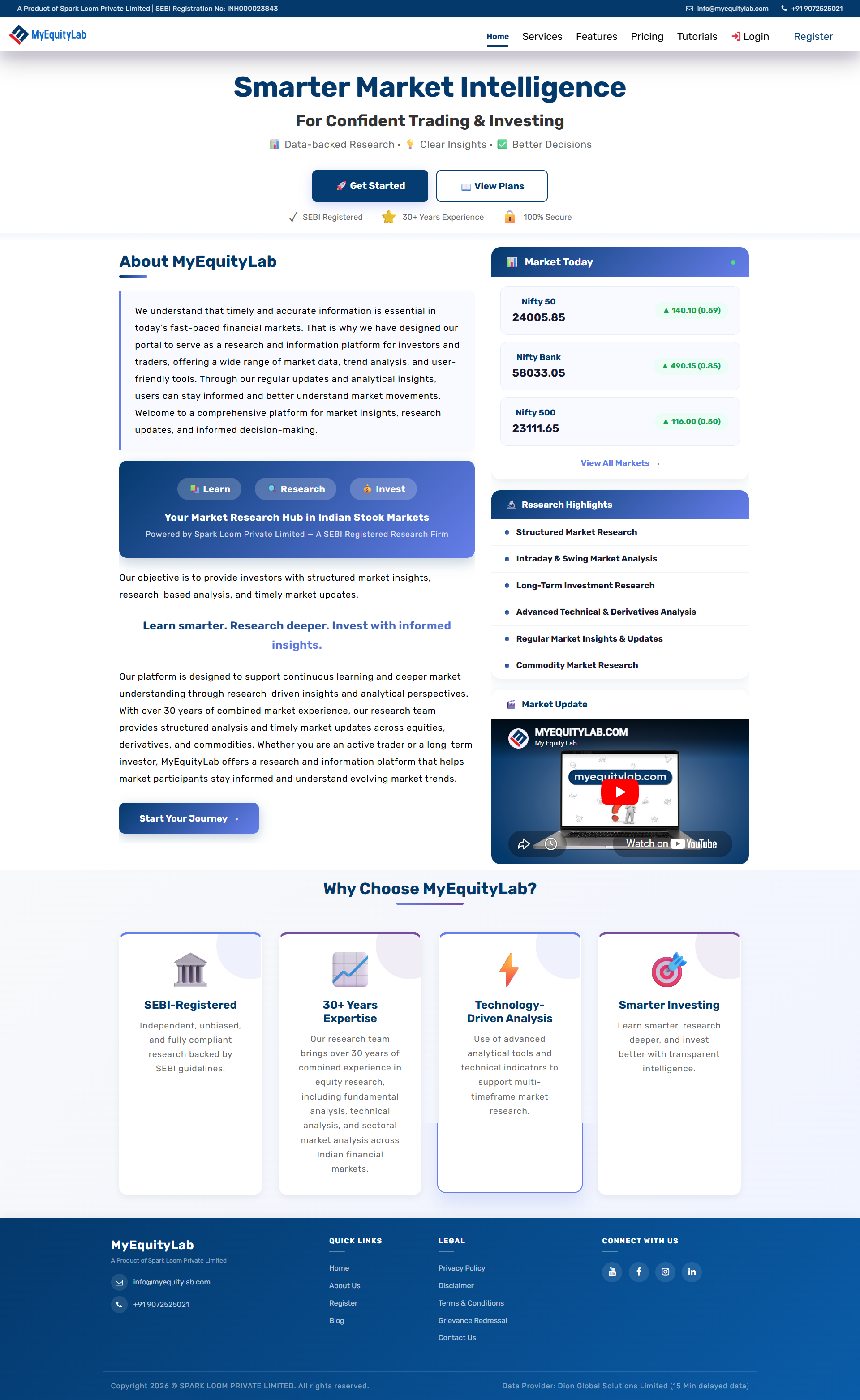 MyEquityLab platform screenshot